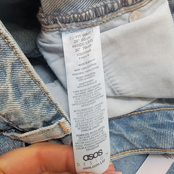 *LAST CHANCE* NWT Asos Distressed Boyfriend Jeans 26 - Picture 10 of 10